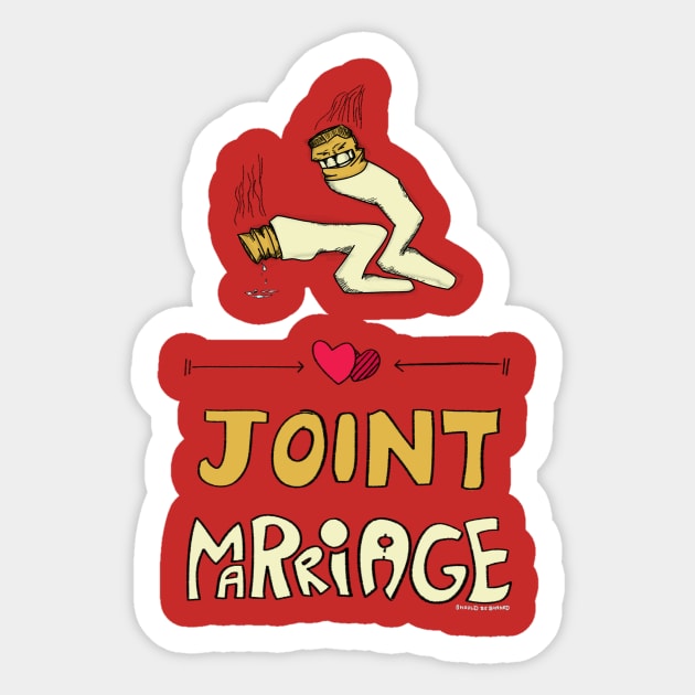 Joint Marriage Sticker by nitinkapoor